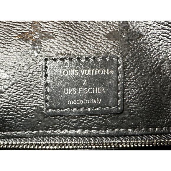 Louis Vuitton Cabas Limited Edition Urs Fischer Tufted Monogram Canvas Tote Bag - Picture 6 of 10